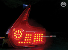 Тюнинг оптики Ниссан Жук - набор светодиодных модулей для задних фонарей.