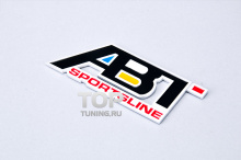 4012 Шильд алюминиевый на клеевой основе ABT Sportline 95x38 mm