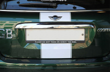 Стайлинг Мини Купер - стикер полоса на кузов