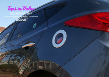 Прозрачный лючок бензобака + крышка заливной горловины бензобака Exos - Стайлинг Hyundai ix35