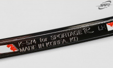 Реснички задних фонарей - хромированные накладки по периметру фары - Тюнинг Kia Sportage 3.