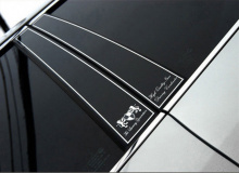 Накладки стоек дверей ArtX Luxury Generation на Hyundai Granduer HG.