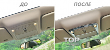 4535 Декоративные накладки плафона освещения салона TECH Design Chrome на Nissan X-Trail T32