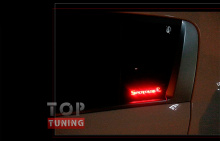 Стайлинг - Накладки с подсветкой на задние боковые стекла Киа Спортейдж 3