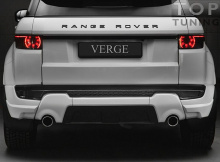 Тюнинг - Накладка на задний бампер VERGE на Land Rover Evoque.