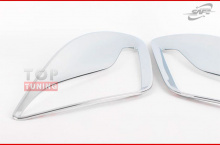 Стайлинг - Накладки на противотуманные фары SAFE для Хендай Елантра 5 (Аванте МД) (Рестайлинг)