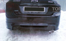 4746 Юбка заднего бампера Xemo на Chevrolet Cruze 2