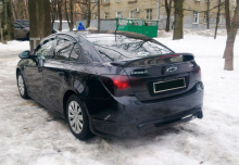 4746 Юбка заднего бампера Xemo на Chevrolet Cruze 2