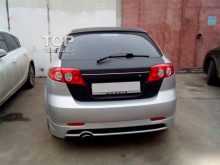 4753 Накладка на задний бампер Sport на Chevrolet Lacetti