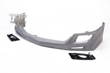 4755 Юбка MGS Lite на передний бампер Honda Accord 7 (Рест)