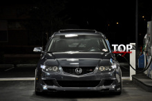 4755 Накладка на передний бампер Mugen Lite на Honda Accord 7