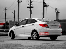 Тюнинг Хундай Солярис - Спойлер крышки багажника I-Flow.