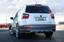Тюнинг Киа Мохав - Накладка на задний бампер A-type от тюнинг-ателье IXION