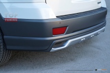 Тюнинг Киа Мохав - Накладка на задний бампер A-type от тюнинг-ателье IXION