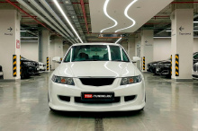 Тюнинг Хонда Аккорд 7: Комплект обвеса в стиле MGS (Дорестайлинг) 2002-2006 Под окраску / Стеклопластик / Требуется подгонка