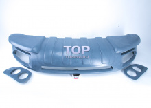 Тюнинг накладка на передний бампер Обвес Je Design Рестайлинг на VW Touareg I