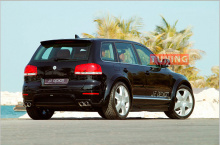 Тюнинг Фольксваген Туарег - Накладка на пятую дверь (дорестайлинг 2002, 2007).