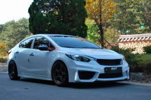 Тюнинг Киа Церато 3 - Передний бампер обвеса Zest illusion.