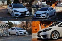 Тюнинг Киа Церато 3 - Передний бампер обвеса Zest illusion.