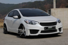 Тюнинг Киа Церато 3 - Передний бампер обвеса Zest illusion.