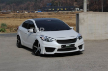 Тюнинг Киа Церато 3 - Передний бампер обвеса Zest illusion.