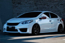 Тюнинг Киа Церато 3 - Передний бампер обвеса Zest illusion.