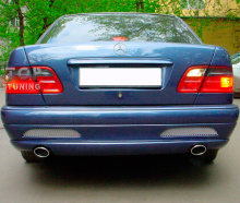 Тюнинг Мерседес W210 - Задний бампер обвеса Lorinser.