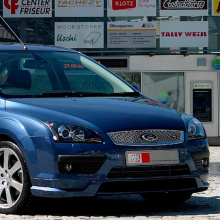 Тюнинг Форд Фокус 2 (4D) - Юбка на передний бампер обвеса MS.