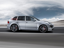 Тюнинг Porsche Cayenne 957 - Накладки на пороги обвеса Mansory Rinspeed X-Treme.