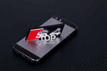 5059 Эмблема в решетку радиатора S4 70х23 на Audi