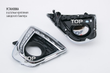 Светодиодные, дневные ходовые огни EPIC Hybrid Type 2 - Тюнинг MAZDA CX-5.