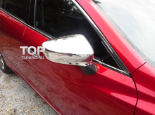 Стайлинг Мазда 6 - Декоративные накладки на зеркала Epic Silver.