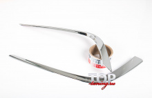 5121 Верхние молдинги ПТФ Epic Silver на Mazda 6 GJ