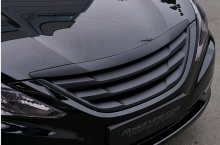 Решетка радиатора без значка для Hyundai Sonata YF (6-ого поколения), стиль Road Runs.  