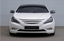 Решетка радиатора без значка для Hyundai Sonata YF (6-ого поколения), стиль Road Runs.  