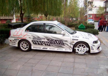 Набор наклеек на кузов автомобиля  - полный набор  Bozz Speed.