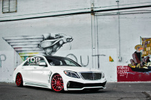 Тюнинг Мерседес W222 - Аэродинамический обвес WALD Black Bison.