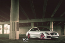 Тюнинг Мерседес W222 - Аэродинамический обвес WALD Black Bison.