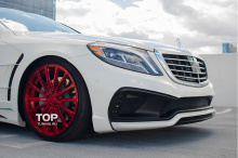 Тюнинг Мерседес W222 - Аэродинамический обвес WALD Black Bison.