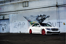 Тюнинг Мерседес W222 - Аэродинамический обвес WALD Black Bison.