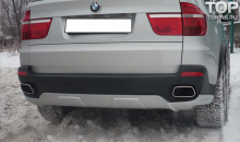 Тюнинг БМВ Х5 (е70 дорестайлинг) - Накладка на задний бампер SP.
