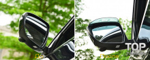 Тюнинг  Ниссан X-Trail Т32 - Пластиковые козырьки на боковые зеркала TECH Design.