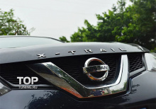 Стайлинг  Ниссан X-Trail Т32 - Набор букв X-Trail на капот от компании TECH Design.