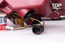 Тюнинг оптики Хендай Санта Фе 3 (ДМ) - Задние фонари Topauto Premium. Красные.