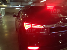 Тюнинг оптики Хендай Санта Фе 3 (ДМ) - Задние фонари Topauto Premium.