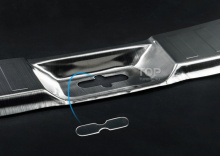 Тюнинг Nissan X-Trail - Защитные накладки на внутрений порог багажника TECH Design Deluxe.
