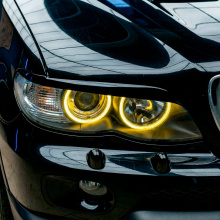 5508 Реснички на фары на BMW X5 E53