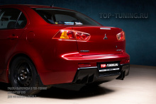 5545 Диффузор заднего бампера EVO (ABS) на Mitsubishi Lancer 10 (X)