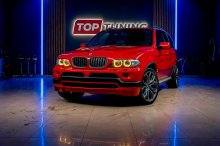 5573 Передний бампер 4.6 IS на BMW X5 E53