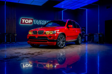 Передний бампер 4.6 IS - Обвес Перформанс — Тюнинг БМВ Х5 Е53 (Рестайлинг) 2003-2006 ABS пластик / Под окраску / Сетки в комплекте (только черные) / Без отверстий под ДХО